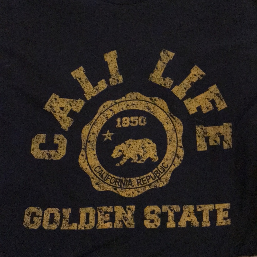 AlStyle Cali Life Navy tshirt